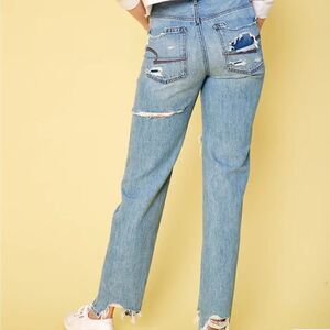 American Eagle Pride 90's Straight Rainbow Destroyed Distressed Jeans - Size 6